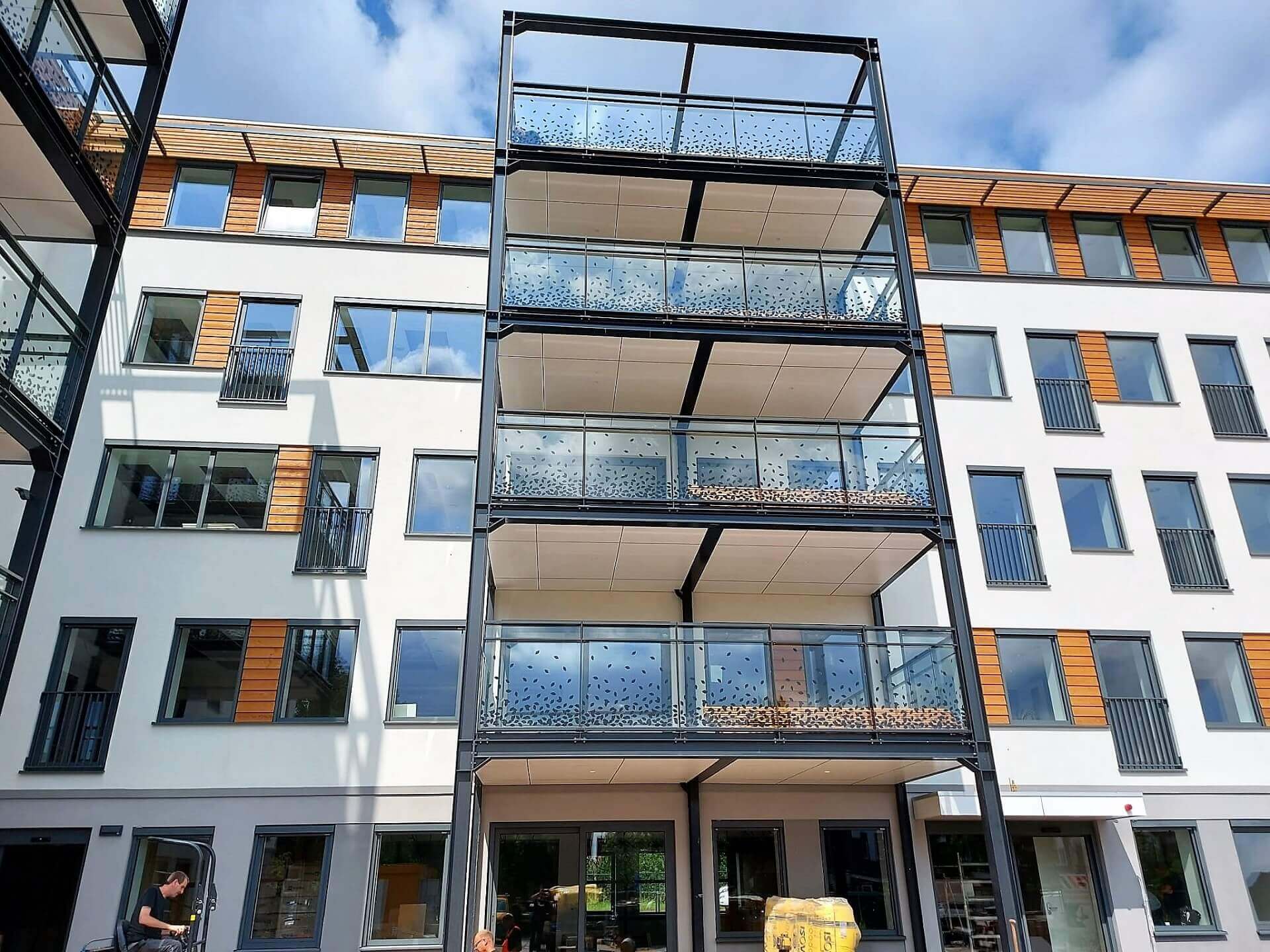 Zeefdruk glas Nieuwegein 2